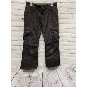 Burton Lucky Dry ride Black Snowboard Snow Pant With Vents Women's Small Winter